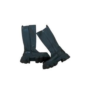 STEVE MADDEN WAYDE LEATHER TALL BOOTS SIZE 8M